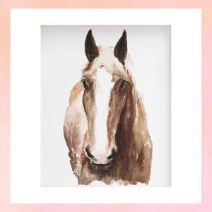 Water Color Wall Art Horse Design